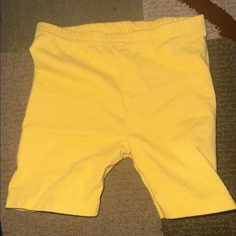 Garanimals Yellow Stretchy Mid-Thigh Shorts